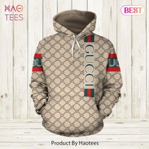 [BEST FASHION] Gucci Beige Unisex Hoodie For Men Women Luxury Brand Clothing Clothes Outfit