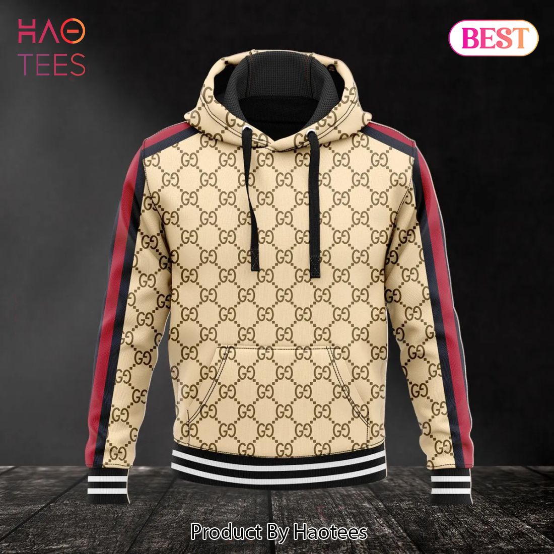 Gucci Brown Hoodie Luxury Brand Clothing Clothes Outfit For Men Luxury Store