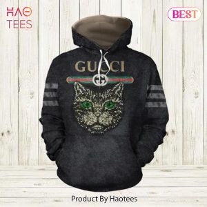 Gucci Cat Unisex Hoodie Gucci Logo Hoodie For Men Women