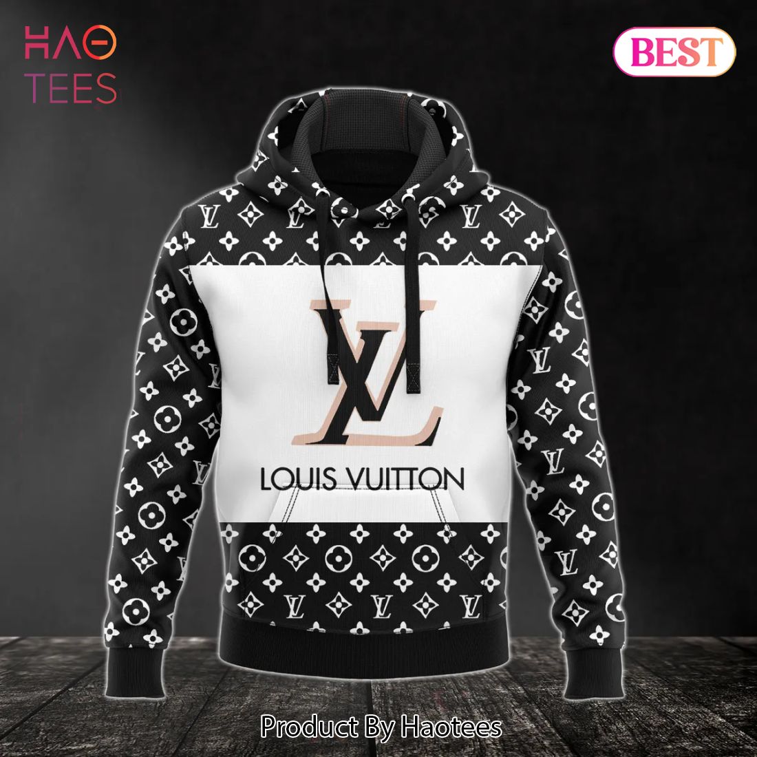 Louis Vuitton Black Hoodie LV Luxury Clothing Clothes Outfit For Men