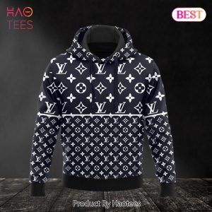Louis Vuitton Navy Hoodie LV Luxury Clothing Clothes Outfit For Men