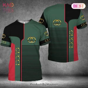 [NEW FASHION] Gucci Green Black Luxury Brand T-Shirt Outfit For Men Women New Fashion 2023