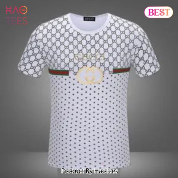 [NEW FASHION] Gucci New White Luxury Brand T-Shirt Outfit For Men Women