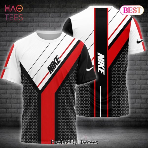 [NEW FASHION] Nike Black White Red Luxury Brand T-Shirt Outfit For Men Women