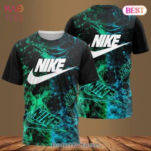 [NEW FASHION] Nike Blue Green Premium Luxury Brand T-Shirt Outfit For Men Women