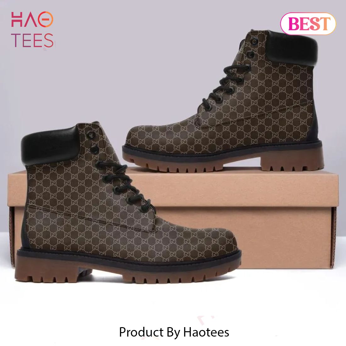 [NEW FASHION] Gucci Brown Luxury Brand Boots Premium Gifts For Men Women Luxury Store