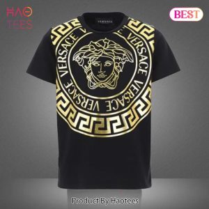 [NEW FASHION] Versace Golden Versace Black Luxury Brand Premium T-Shirt Outfit For Men Women