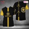 [NEW FASHION] Versace Medusa Black Wall Luxury Brand Premium T-Shirt Outfit For Men Women