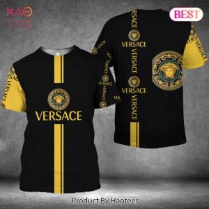 [NEW FASHION] Versace Medusa Black Luxury Brand Premium T-Shirt Outfit For Men Women