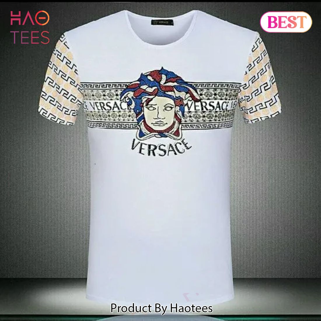 NEW FASHION] Versace Medusa Luxury Brand T-Shirt Outfit For Men Women