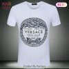 [NEW FASHION] Versace Medusa White Luxury Brand T-Shirt Outfit For Men Women