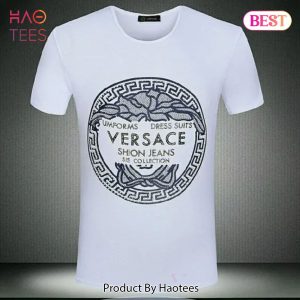 [NEW FASHION] Versace Medusa White Luxury Brand Premium T-Shirt Outfit For Men Women
