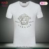 [NEW FASHION] Versace Medusa White Luxury Brand Premium T-Shirt Outfit For Men Women