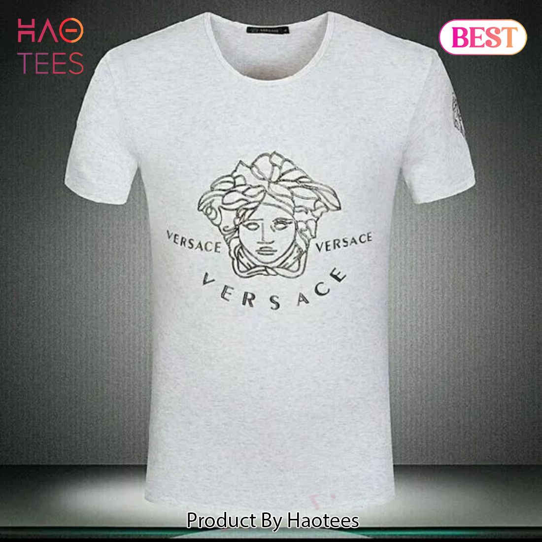 [NEW FASHION] Versace Medusa White Luxury Brand T-Shirt Outfit For Men Women