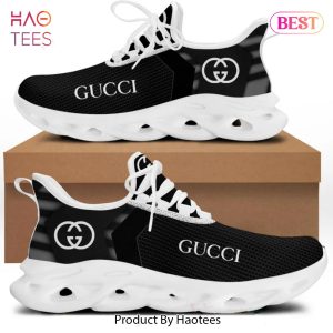 [NEW FASHION] Gucci Black White Premium Max Soul Shoes Luxury Brand Gifts For Men Women