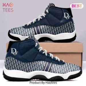[NEW FASHION] Dior Luxury Blue Air Jordan 11 Shoes Hot 2023 Dior Sneakers Gifts For Men Women
