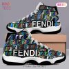 [NEW FASHION] Fendi Black Air Jordan 11 Sneakers Shoes Hot 2023 Gifts For Men Women