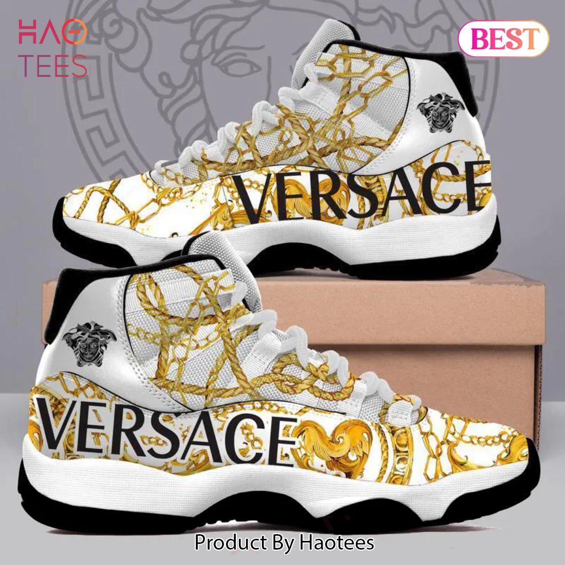 FASHION] Gianni Versace White Air Sneakers Shoes Hot 2023 Gifts For Men Women