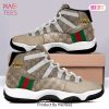 [NEW FASHION] Gucci Air Jordan 11 Sneakers Shoes Brown Hot 2023 Gifts For Men Women