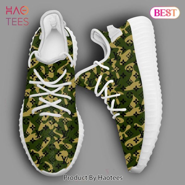 [NEW FASHION] Louis Vuitton LV Camo Green Yeezy Sneaker