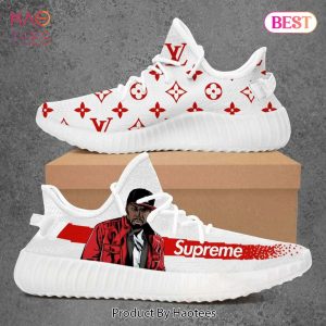 [NEW FASHION] Louis Vuitton Supreme 50 Cent Luxury Brand Premium Yeezy Sneaker For Men Women