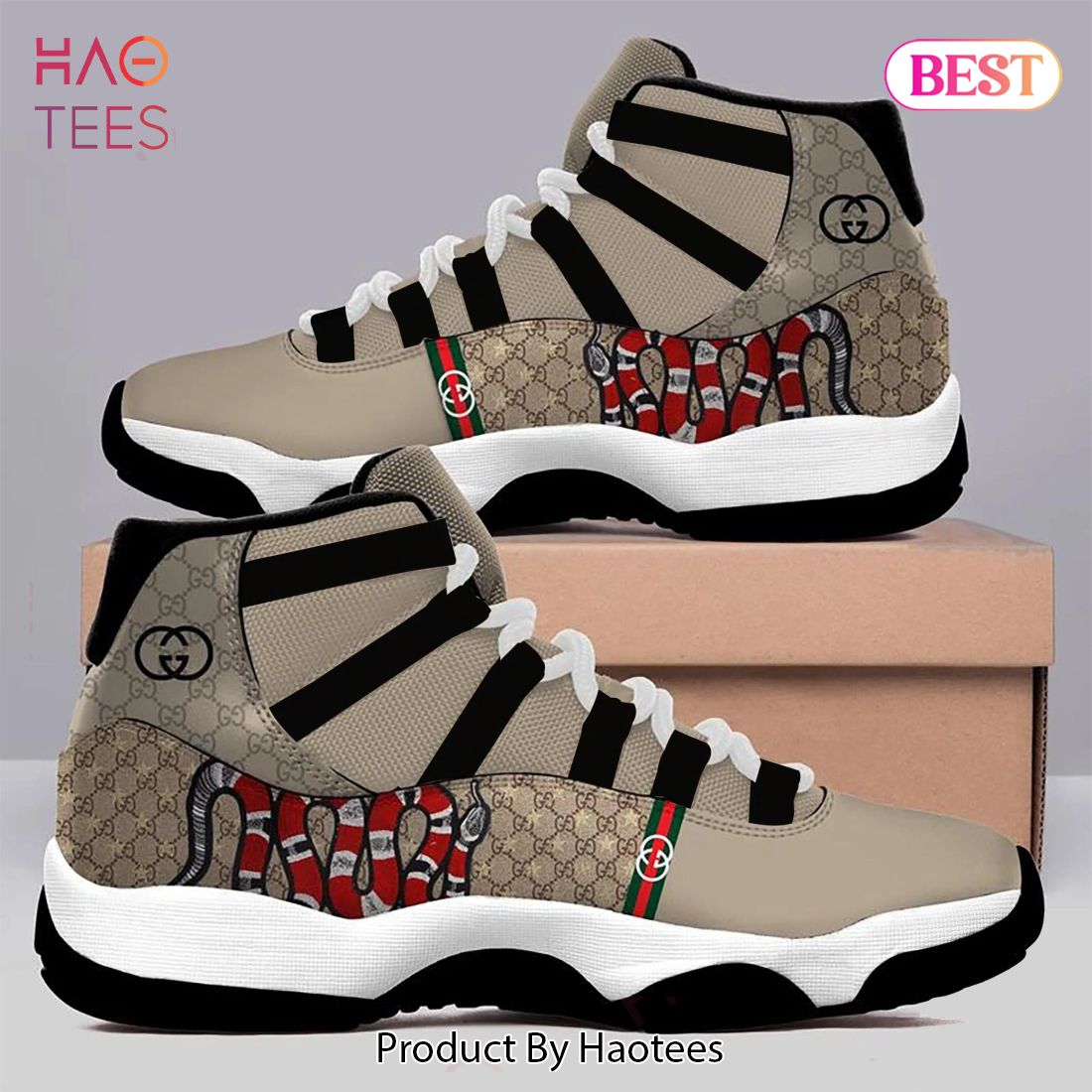 NEW FASHION] Gucci Snake Air Jordan 11 Sneakers Shoes Hot Gifts For Women