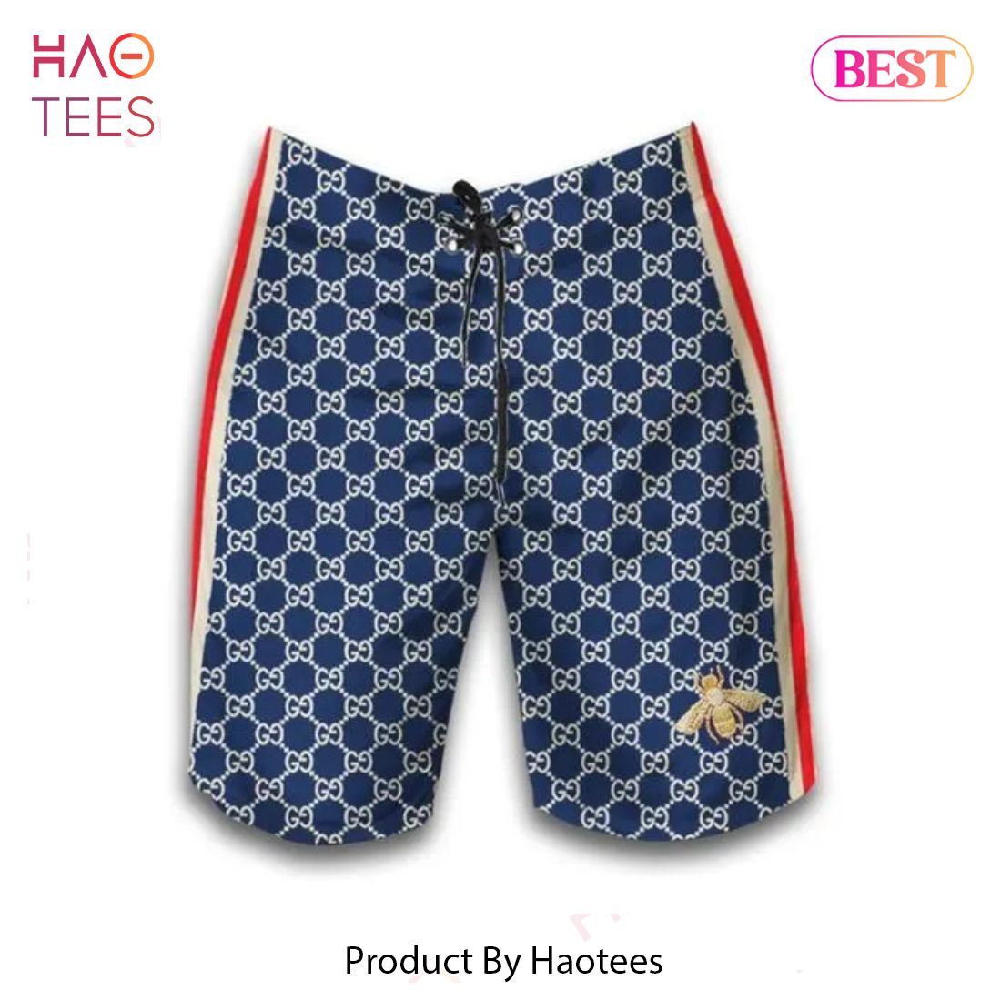 NEW FASHION] Gucci New Hot Luxury Brand All Over Print Shorts Pants For Men