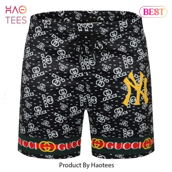 [NEW FASHION] Gucci NY Luxury All Over Print Shorts Pants For Men