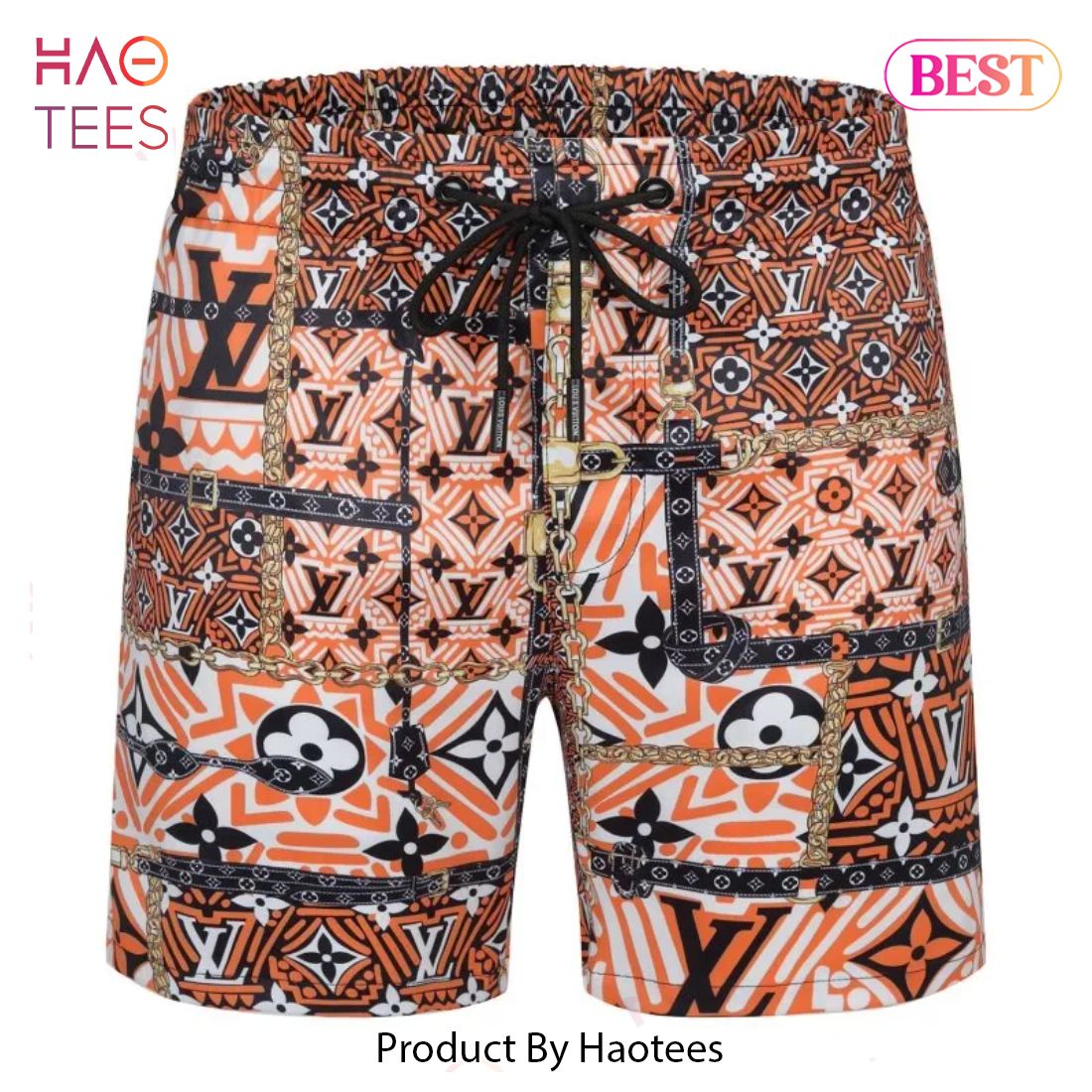 [NEW FASHION] Louis Vuitton 3D Luxury LV All Over Print Shorts Pants For Men Luxury Store