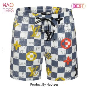 [NEW FASHION] Louis Vuitton New 3D LV Luxury All Over Print Shorts Pants For Men