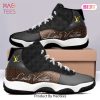 [NEW FASHION] Louis Vuitton LV Black Brown Air Jordan 11 Sneakers Shoes Hot 2023 Gifts For Men Women