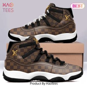 [NEW FASHION] Louis Vuitton Monogram Air Jordan 11 Sneakers Shoes LV Hot 2023 For Men Women