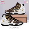 [NEW FASHION] Louis Vuitton Paris Brown Air Jordan 11 Sneakers Shoes Hot 2023 LV Gifts For Men Women