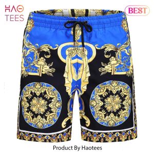 [NEW FASHION] Versace New 3D Luxury Brand All Over Print Shorts Pants For Men