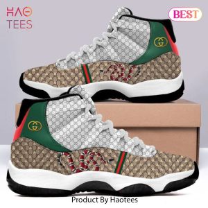 [NEW FASHION] Luxury Gucci Snake Air Jordan 11 Shoes Hot 2023 Gucci Sneakers Gifts For Men Women