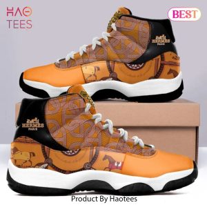 [NEW FASHION] Luxury Hermes Air Jordan 11 Sneakers Shoes Hot 2023 Gifts For Men Women
