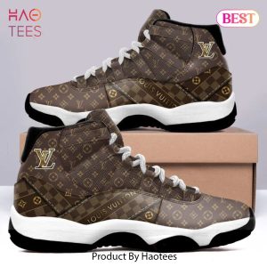 [NEW FASHION] Monogram Louis Vuitton Air Jordan 11 Sneakers Shoes Hot 2023 LV Gifts For Men Women