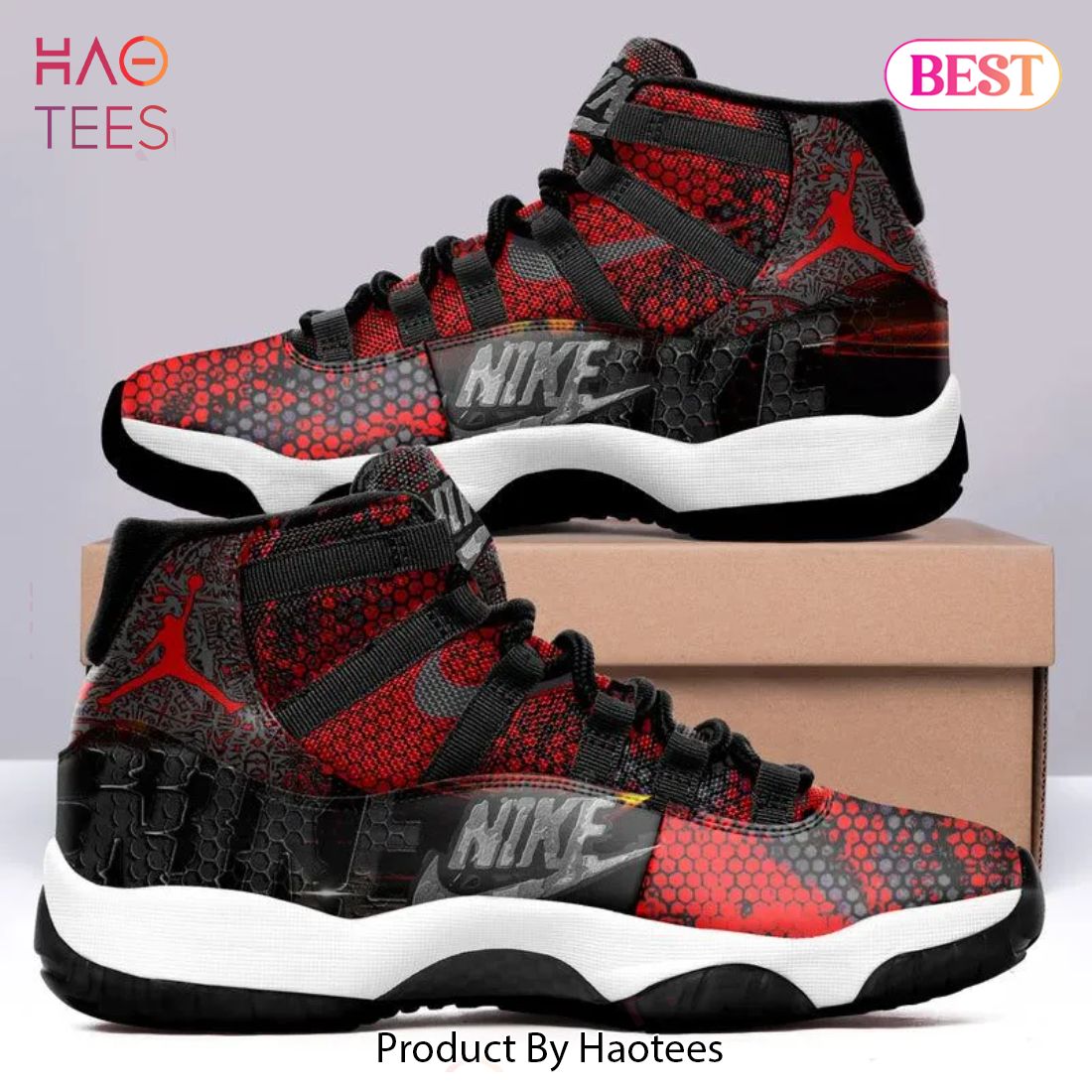 [NEW FASHION] Nike Red Air Jordan 11 Sneakers Shoes Hot 2023 For Men Women
