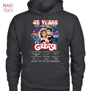 45 Years 1978 2023 Grease Thank You For The Memories T-Shirt