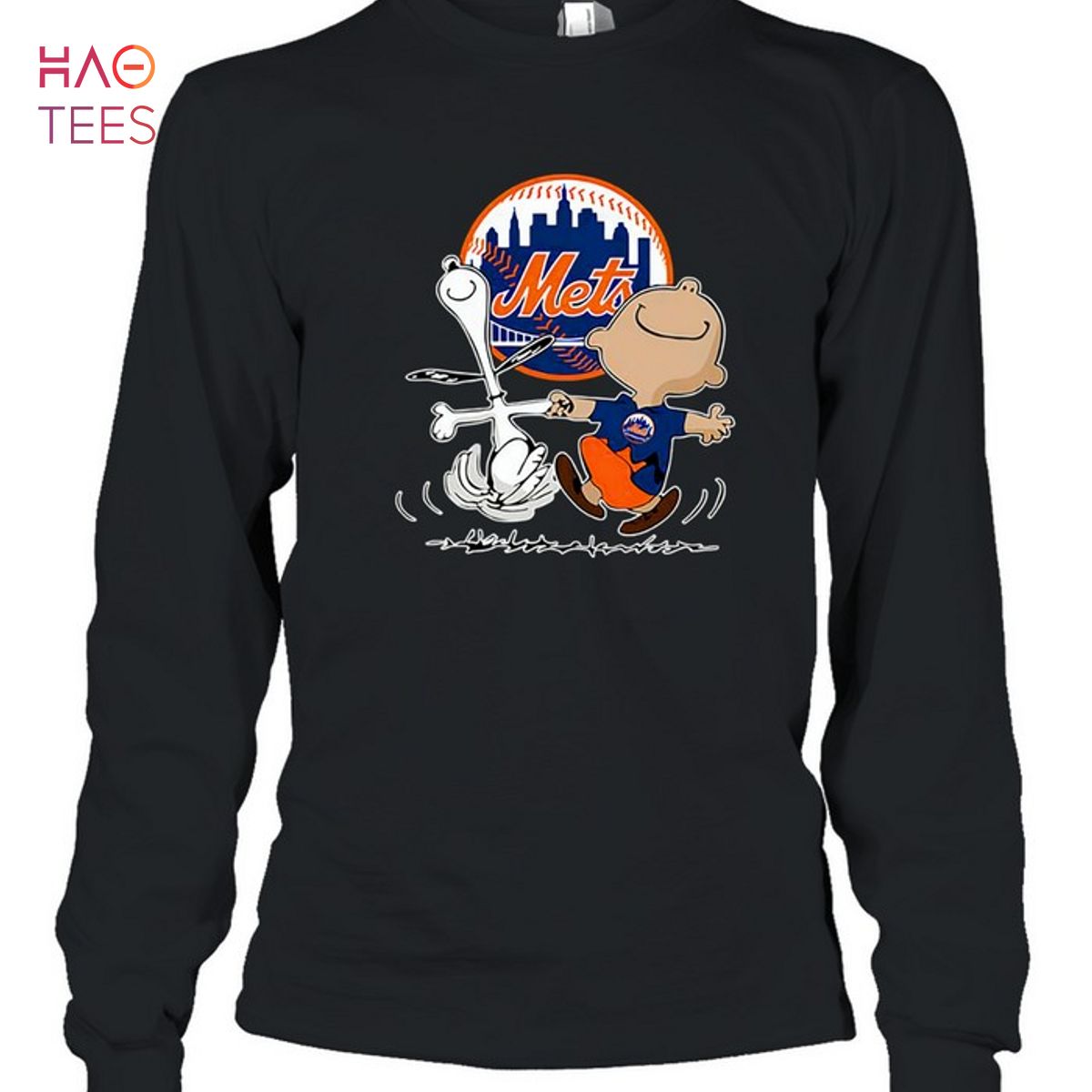 New York Mets Charlie Brown Snoopy New York Mets T-Shirt