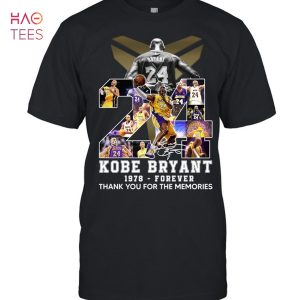 Kobe Bryant 1978 Forever Thank You For The Memories T-Shirt