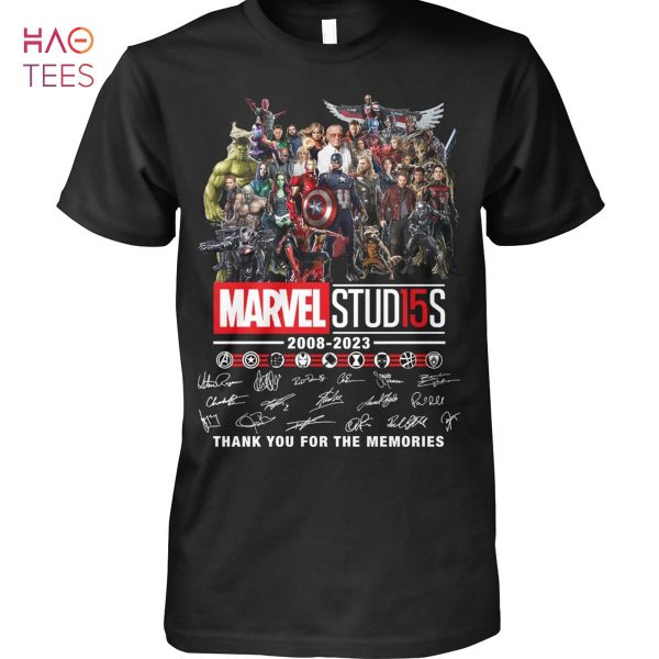 Marvel Stud15s 2008 2023 Thank You For The Memories T-Shirt