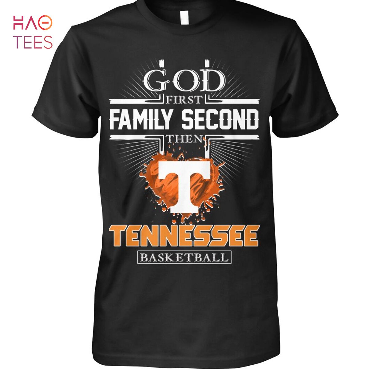 God First Family Second Then Tennessee Basketball Hot Trend 2023 T-Shirt