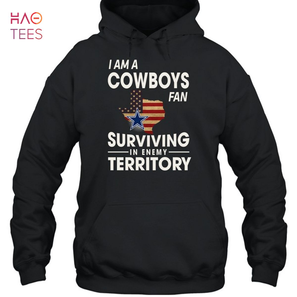I Am A Cowboys Fan Surviving In Enemy Territory T-Shirt