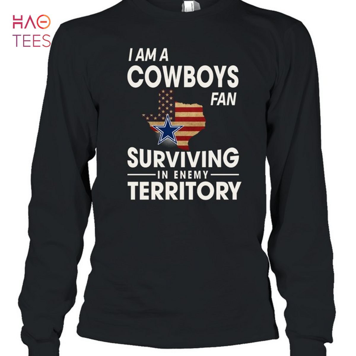 I Am A Cowboys Fan Surviving In Enemy Territory T-Shirt