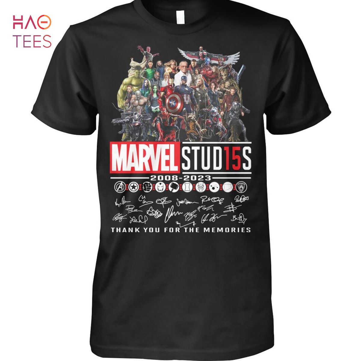 Marvel Stud15s 2008 2023 Thank You For The Memories Hot T-Shirt