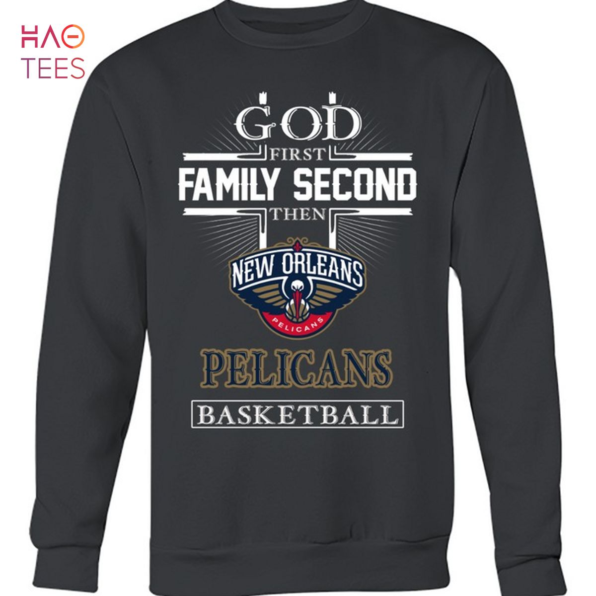1st God New Orleans Pelicans T-Shirt
