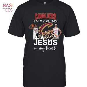 Cavaliers Un My Veins Jesus In My Heart T-Shirt