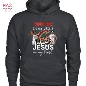 Cavaliers Un My Veins Jesus In My Heart T-Shirt