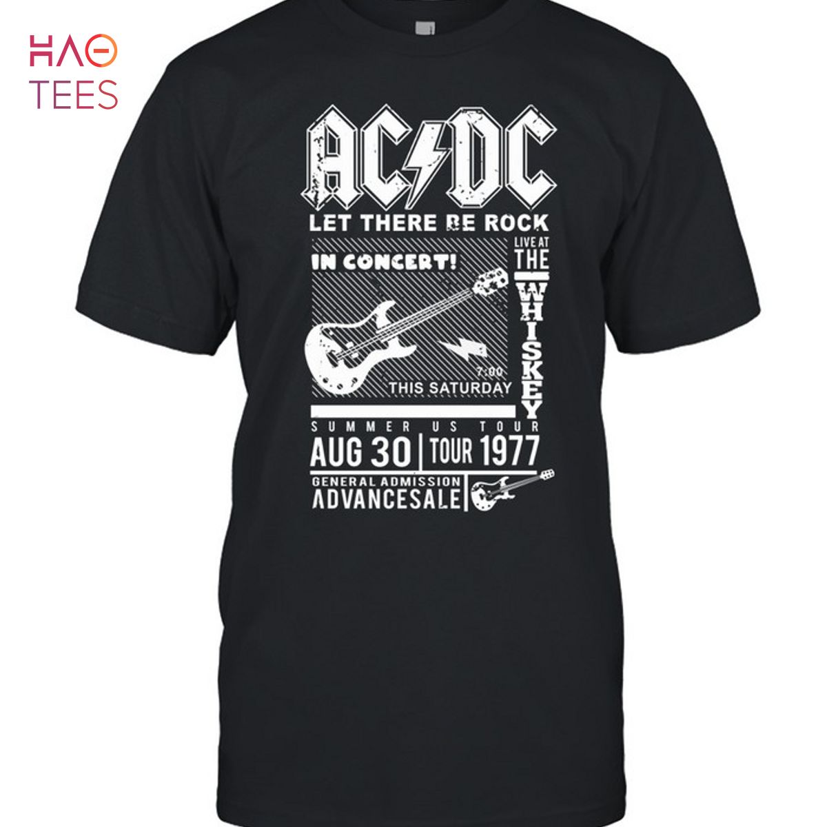 AC DC Let There Be Rock In ConCert T-Shirt